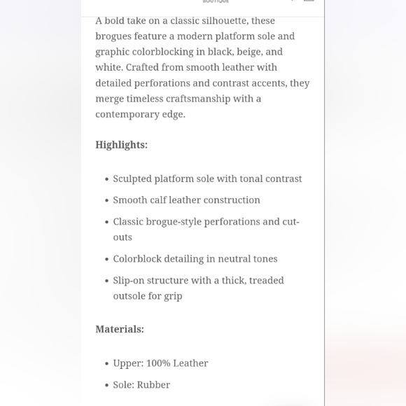 Robert Clergerie Black White Tan Becka 7 Oxford Brogue Shoes size 40 - Picture 5 of 11